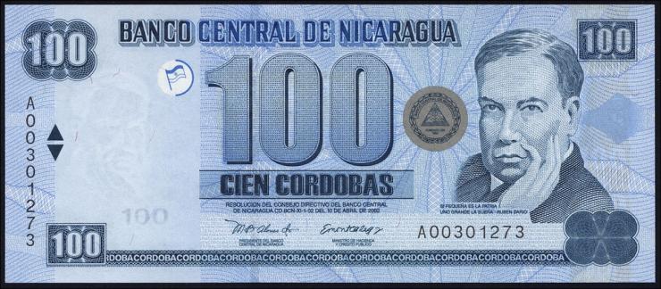 Nicaragua P.194 100 Cordobas 2002 (1) 
