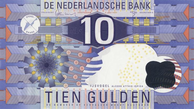 Niederlande / Netherlands P.099 10 Gulden 1997 (1) 