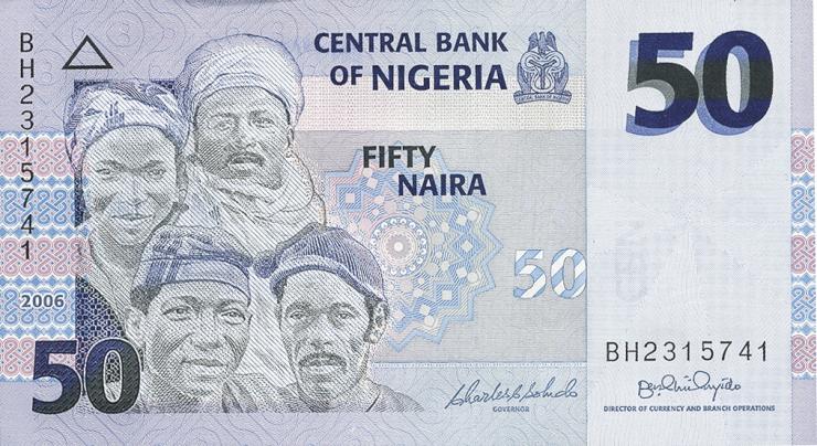 Nigeria P.35a 50 Naira 2006 (1) 
