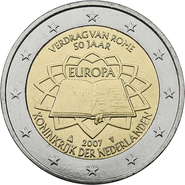 Niederlande 2 Euro 2007 Römische Verträge 