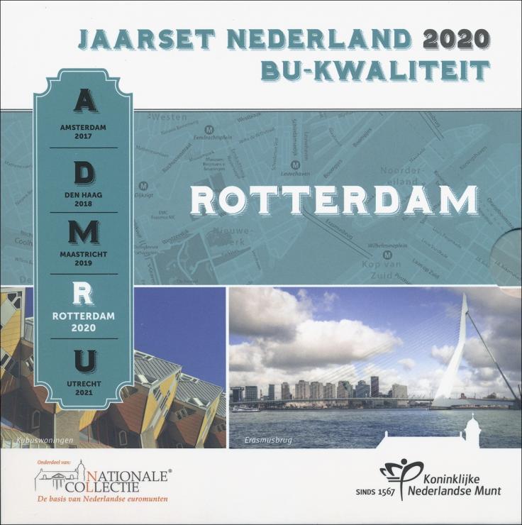 Niederlande Euro-KMS 2020 "Rotterdam" Folder 