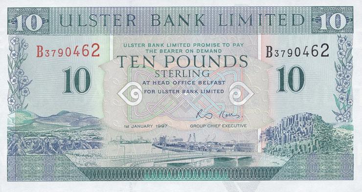 Nordirland / Northern Ireland P.336a 10 Pounds 1997 (1) 