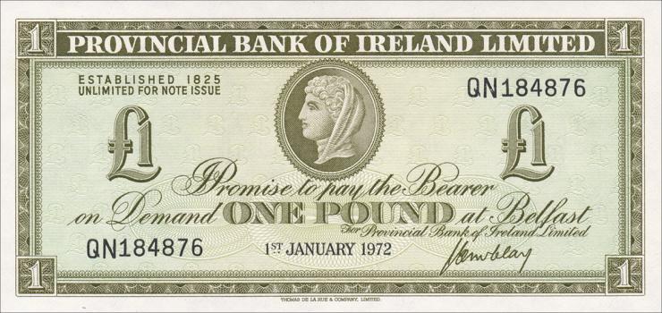 Nordirland / Northern Ireland P.245 1 Pound 1972 (1) 