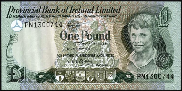 Nordirland / Northern Ireland P.247b 1 Pound 1979 (1) 
