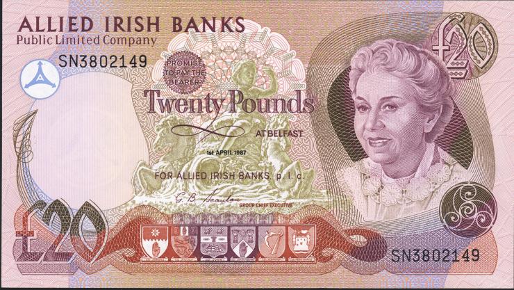 Nordirland / Northern Ireland P.008b 20 Pounds 1987 (1) 
