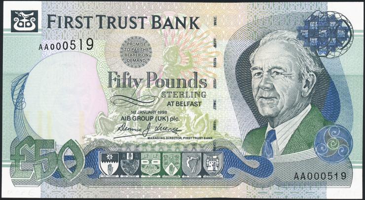 Nordirland / Northern Ireland P.138a 50 Pounds 1998 (1) 