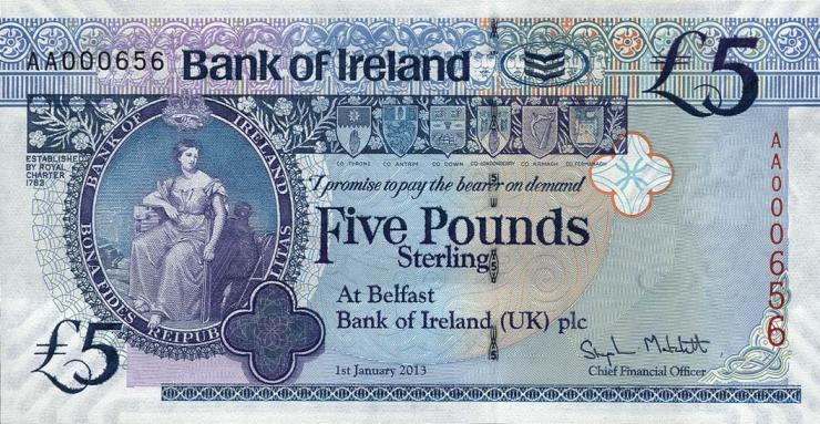 Nordirland / Northern Ireland P.086 5 Pounds 2013 (1) 