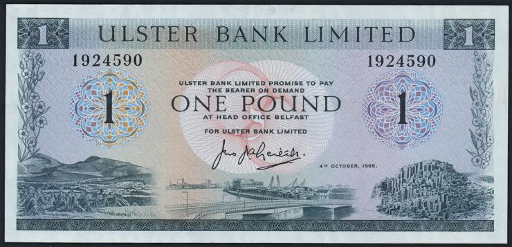 Nordirland / Northern Ireland P.321 1 Pound 1966 (1) 