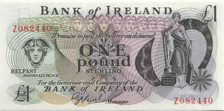 Nordirland / Northern Ireland P.061r 1 Pound (1977) Z (1) 