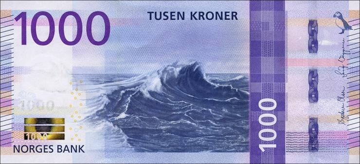 Norwegen / Norway P.57 1000 Kronen 2019 (1) 