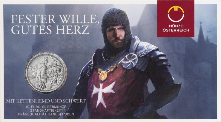 Österreich 10 Euro 2020 Standhaftigkeit Silber 