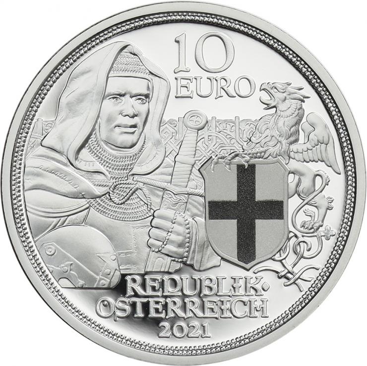 Österreich 10 Euro 2021 Brüderlichkeit Silber PP 
