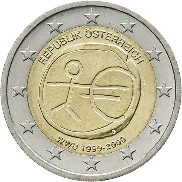 Österreich 2 Euro 2009 WWU 