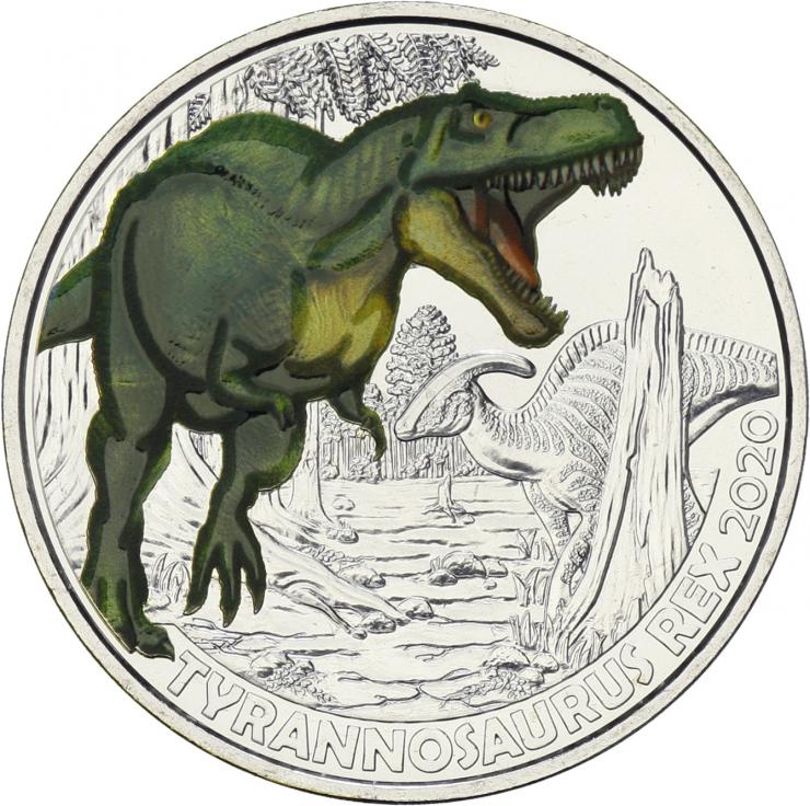 Österreich 3 Euro 2020 Tyrannosaurus rex 