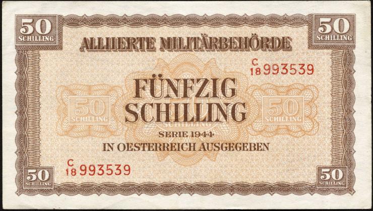 Österreich / Austria P.109 50 Schilling 1944 (2) 