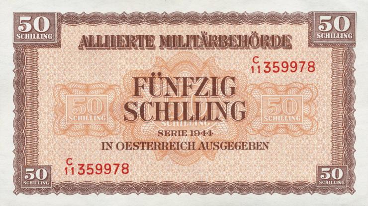 Österreich / Austria P.109 50 Schilling 1944 (1/1-) 