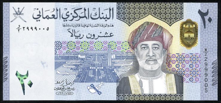 Oman P.54 20 Rials 2020 (1) 