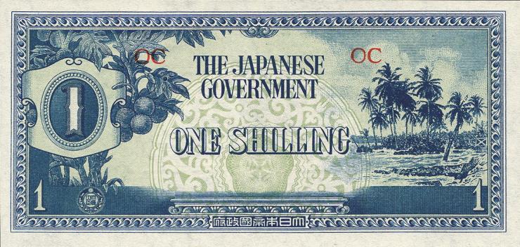Ozeanien / Oceania P.02a 1 Shilling (1942) (1) 
