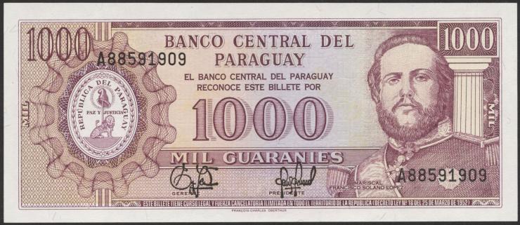Paraguay P.213 1000 Guaranies L.1952 (1995) (1) 