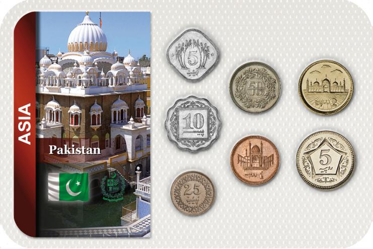 Kursmünzensatz Pakistan / Coin Set Pakistan 