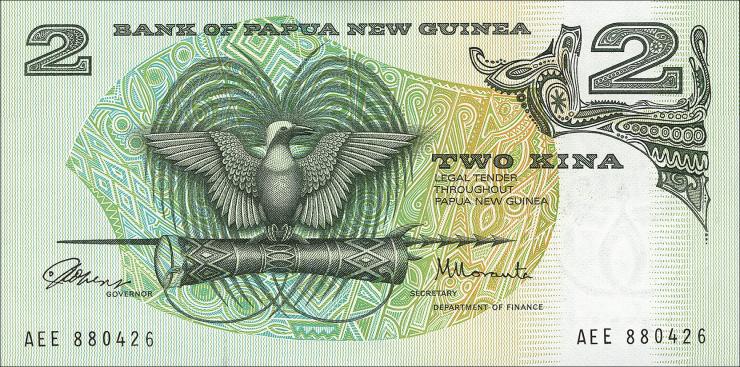 Papua-Neuguinea / Papua New Guinea P.05a 2 Kina (1981) (1) 