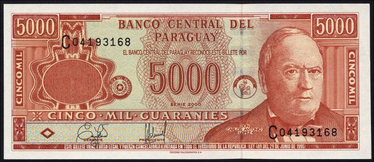 Paraguay P.220a 5000 Guaranies 2000 (1) 