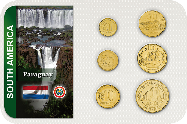 Kursmünzensatz Paraguay / Coin Set Paraguay 