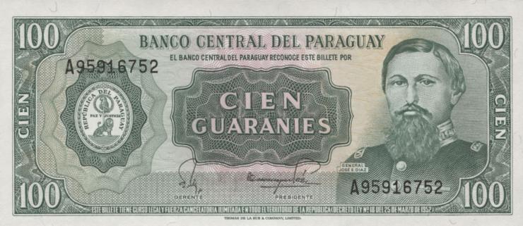 Paraguay P.205 100 Guaranies (1982) (1) 
