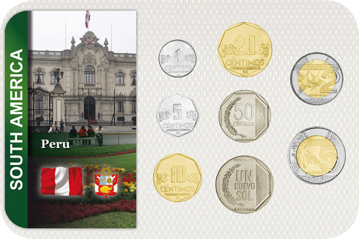 Kursmünzensatz Peru / Coin Set Peru 