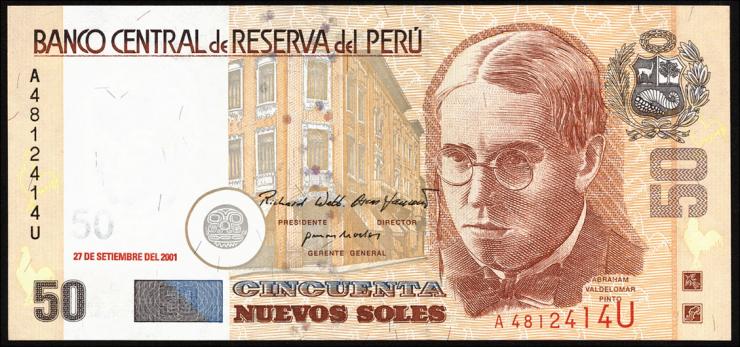 Peru P.177 50 Nuevos Soles 2001 (1) 