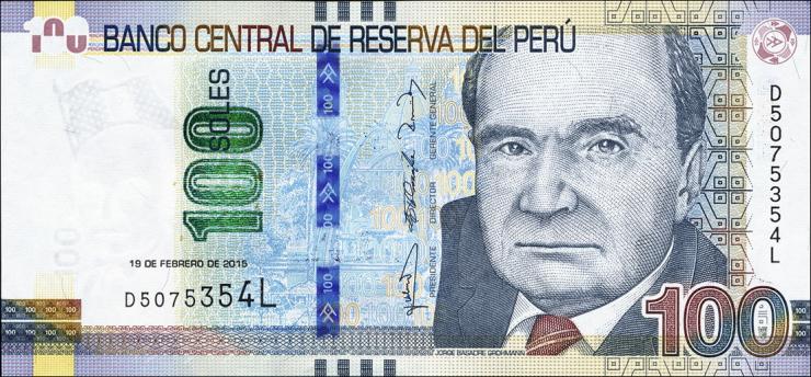Peru P.195 100 Soles 2015 (2017) (1) 