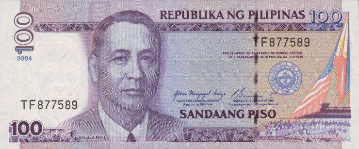Philippinen / Philippines P.194a 100 Piso 2004 (1) 