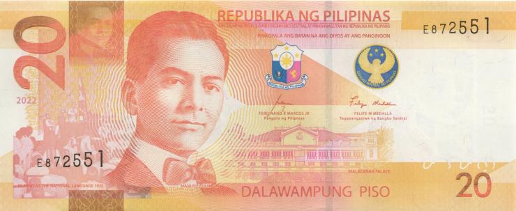 Philippinen / Philippines P.Neu 20 Piso 2022 (1) 