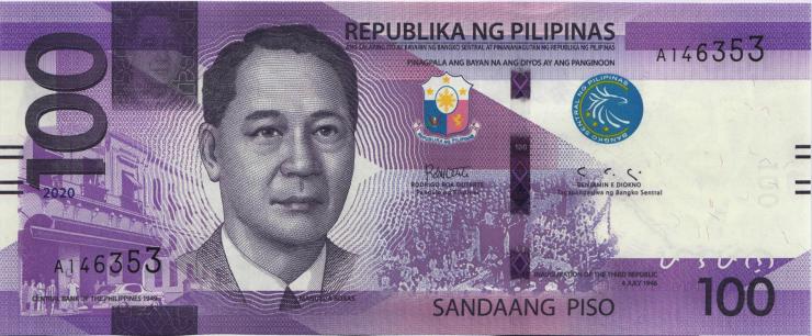 Philippinen / Philippines P.225 100 Piso 2020 (1) 