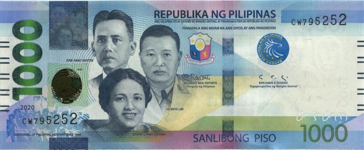 Philippinen / Philippines P.228 1000 Piso 2020 (1) 
