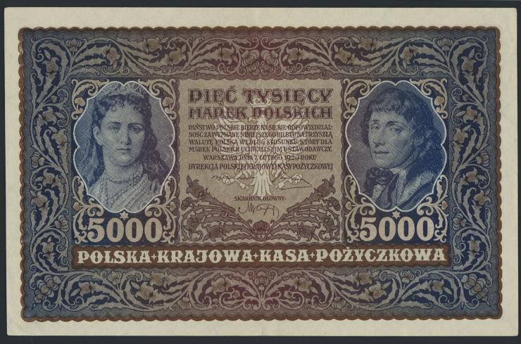Polen / Poland P.031 5000 Marek 1920 (2) 
