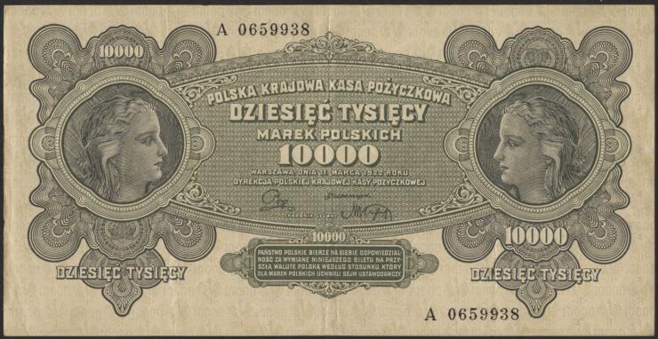 Polen / Poland P.032 10000 Marek 1922 (3) 