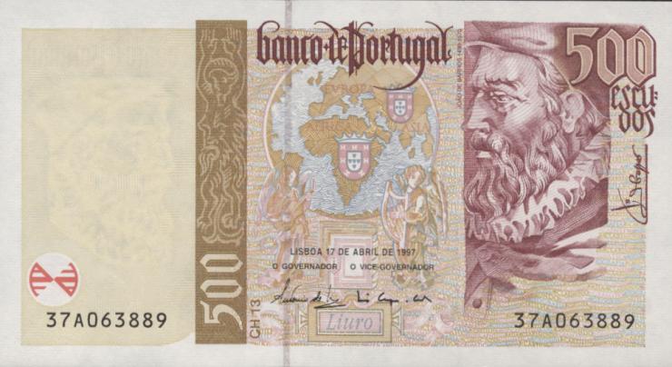 Portugal P.187a 500 Escudos 17.4.1997 (1) 