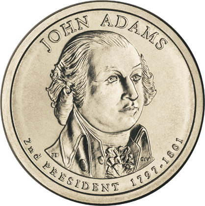 USA 1 Dollar 2007 02. John Adams 