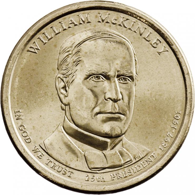 USA 1 Dollar 2013 25. Wiliam McKinley 