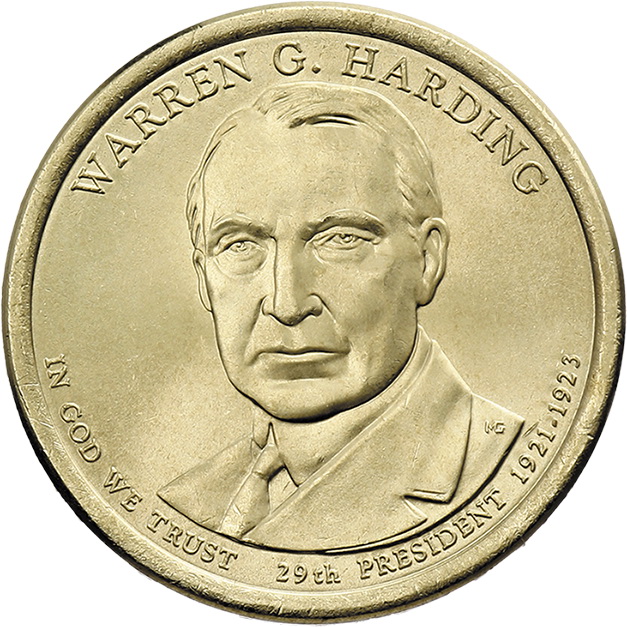 USA 1 Dollar 2014 29. Warren G. Harding 