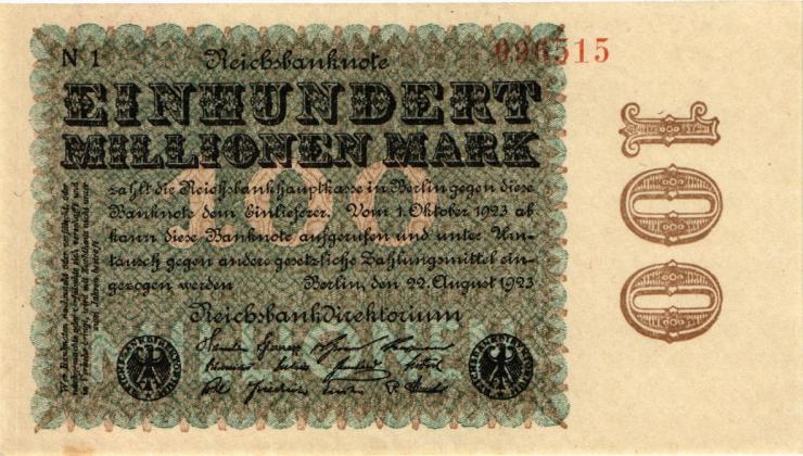 R.106i 100 Mio. Mark 1923 (2) 