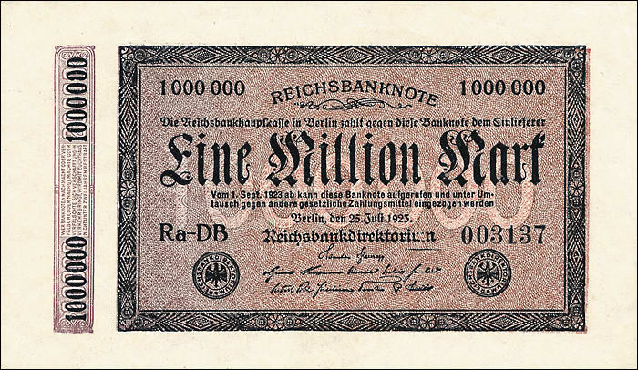 R.093 1 Million Mark 1923 Kölner Provisorium (1) 