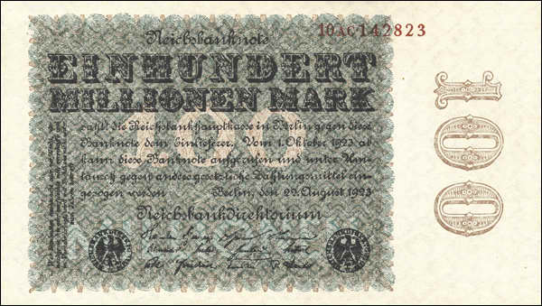R.106e 100 Mio. Mark 1923 (1) 