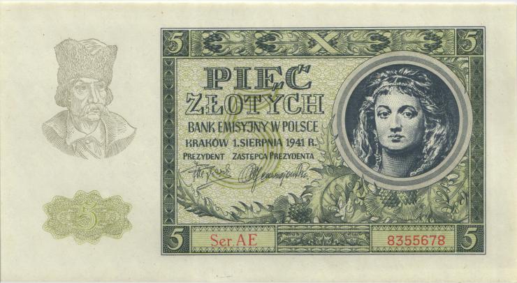 R.581: 5 Zlotych 1941 (1) 