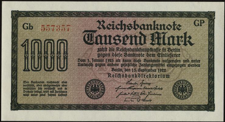 R.075q: 1000 Mark 1923 (1) 