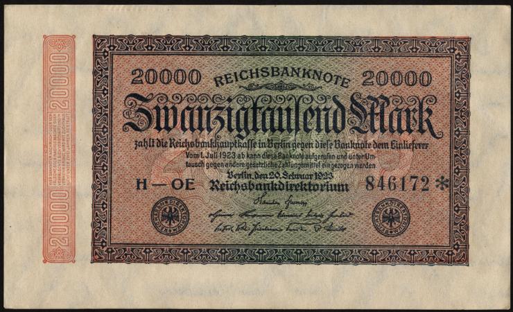 R.084e: 20000 Reichsmark 1923 (1) 