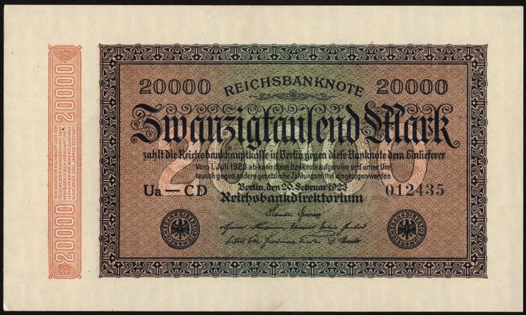 R.084i: 20000 Reichsmark 1923 (1) 