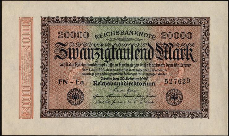 R.084j: 20000 Reichsmark 1923 (1) 