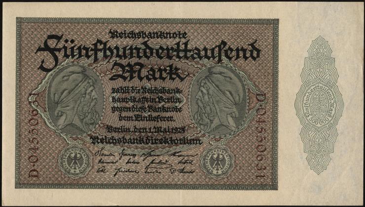 R.087b 500.000 Mark 1923 Reichsdruck (1) 